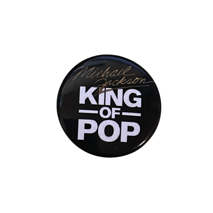Michael Jackson - King Of Pop (Button Badge)