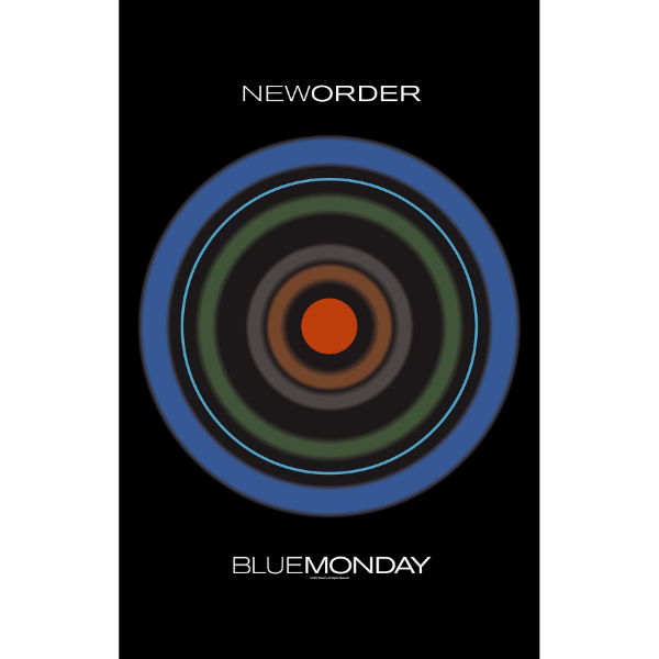 New Order - Blue Monday (Textile Poster)