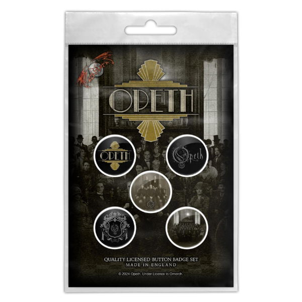 Opeth - The Last Will And Testament (Button Badge Set)