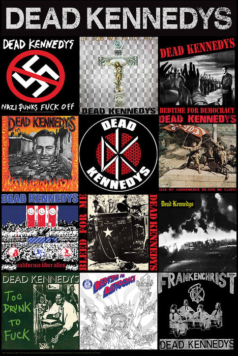 Dead Kennedys - Album Covers Collage (Poster)