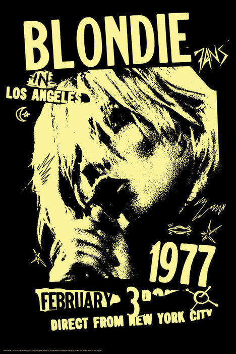 Blondie - Los Angeles Tour 1977 (Poster)