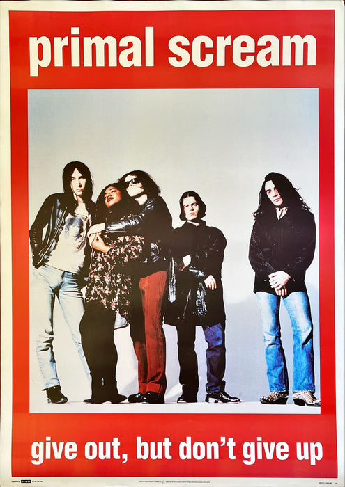 Primal Scream - Give Out, But Don't Give Up (Vintage Poster)