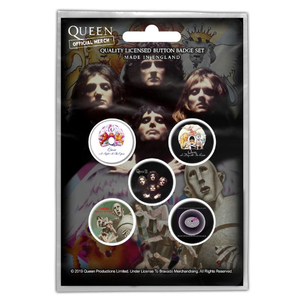 Queen - Early Albums (Button Badge Set)