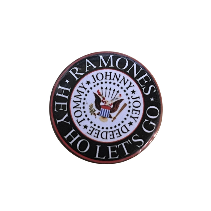 Ramones - Hey Ho Let's Go! (Button Badge)