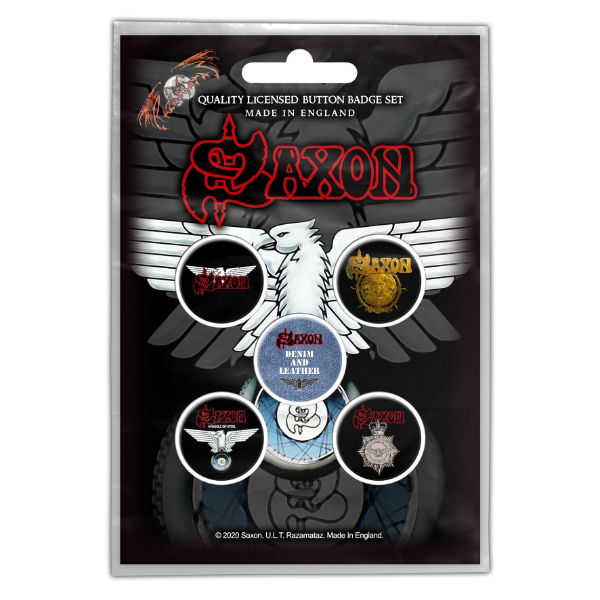 Saxon - Wheels Of Steel (Button Badge Set)