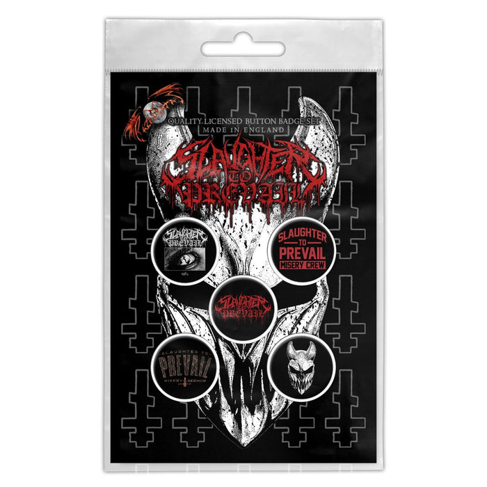 Slaughter To Prevail - Logo (Button Badge Set)