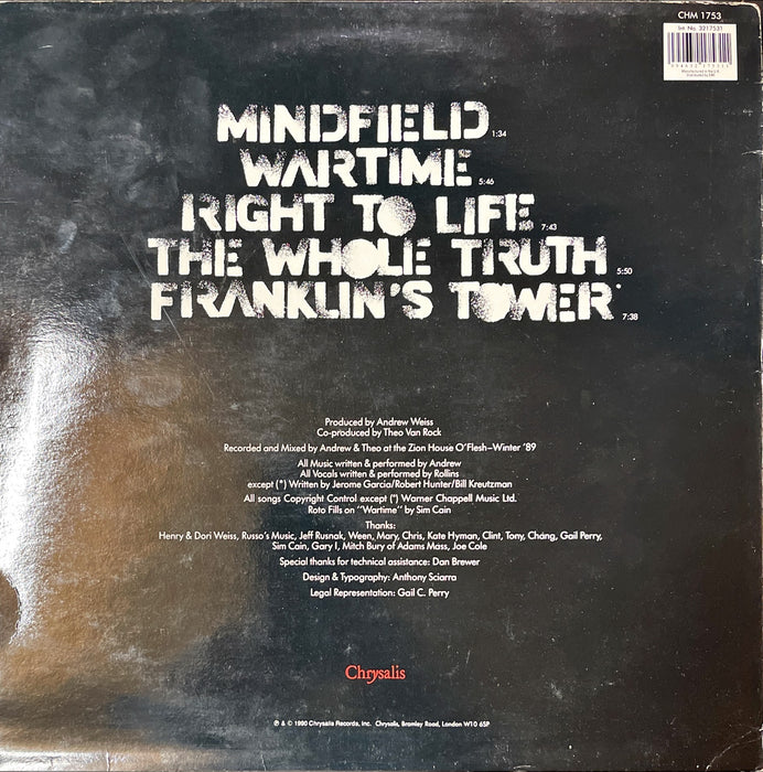 Wartime - Fast Food For Thought (12" Single)