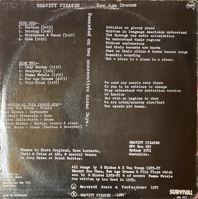 Gravity Pirates - New Age Dreams (Vinyl LP)