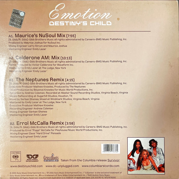 Destiny's Child - Emotion (12" Single)
