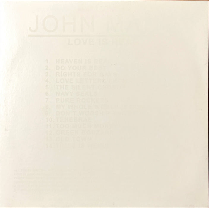 John Maus - Love Is Real (Vinyl LP)