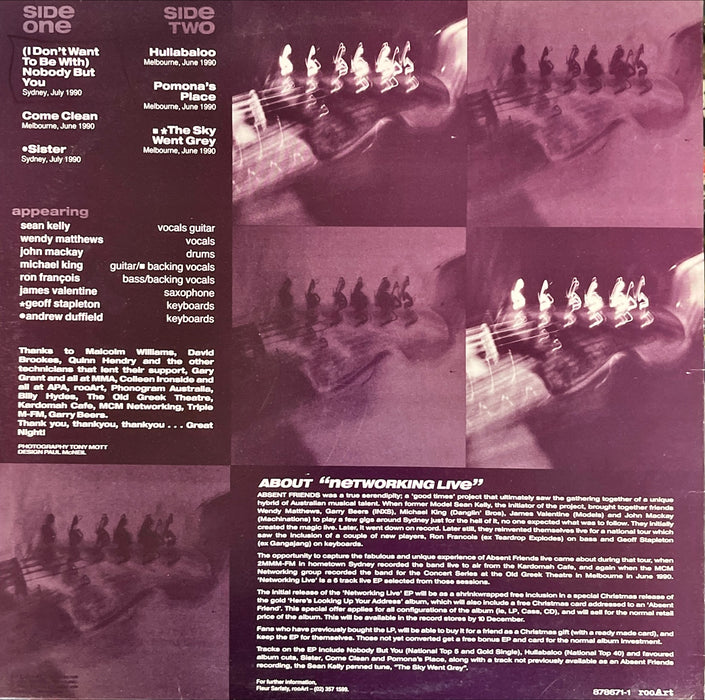 Absent Friends - Networking Live (Vinyl LP)