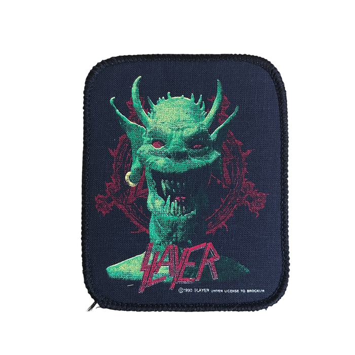 Slayer - Root Of All Evil - 1990 Vintage Patch (Sew-On Patch)