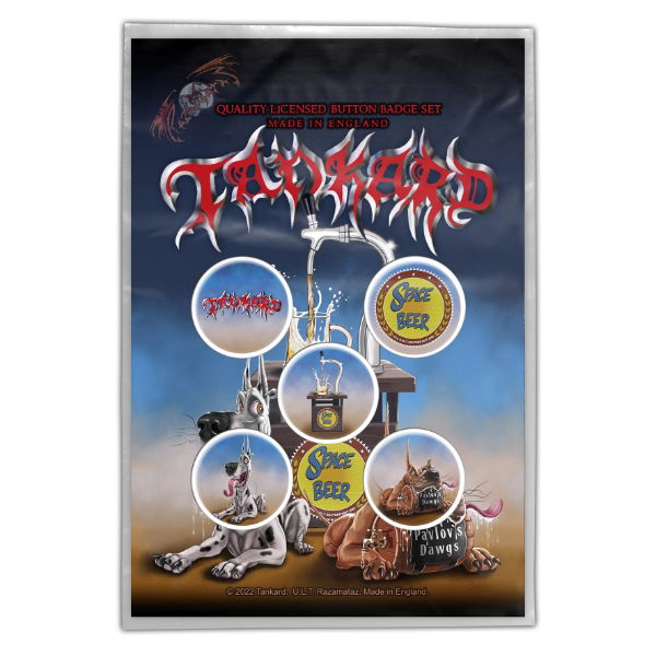 Tankard - Pavlov's Dawgs (Button Badge Set)