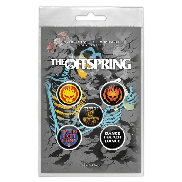 The Offspring - Skeleton Molotov (Button Badge Set)