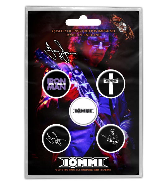 Tony Iommi - Iommi (Button Badge Set)