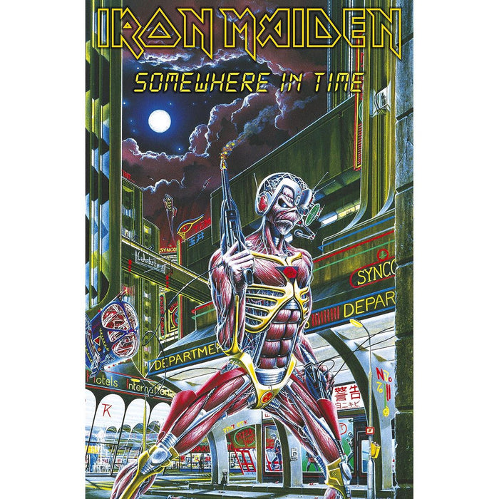 Iron Maiden - Somewhere In Time (Textile Poster)