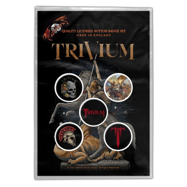 Trivium - In The Court Of The Dragon (Button Badge Set)
