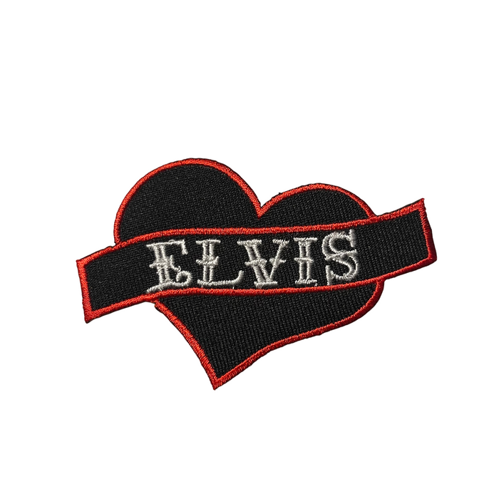 Elvis - Heart (Iron-On Patch)