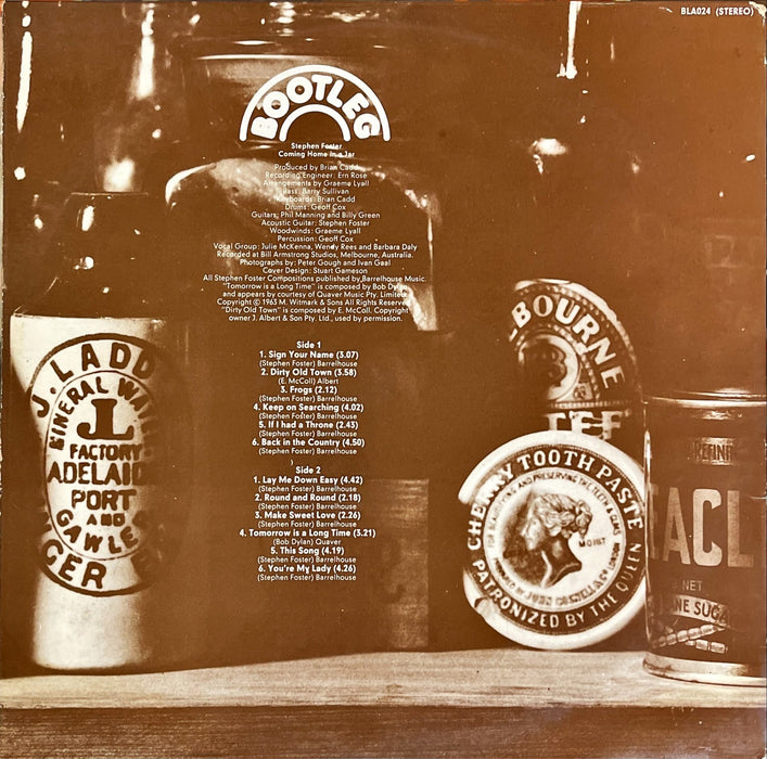 Stephen Foster - Coming Home In A Jar (Vinyl LP)[Gatefold]