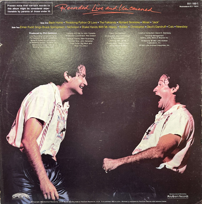 Robin Williams - Throbbing Python Of Love (Vinyl LP)