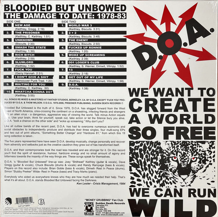 D.O.A. - Bloodied But Unbowed (Vinyl LP)[Gatefold]
