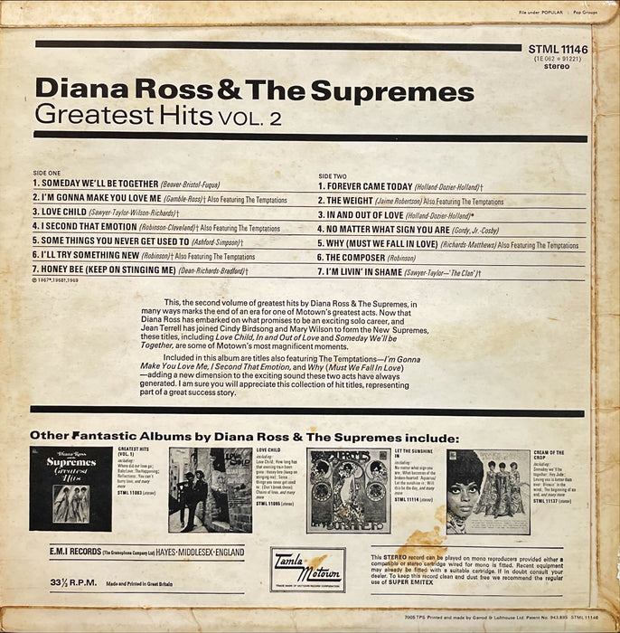 Diana Ross & The Supremes - Greatest Hits Vol. II (Vinyl LP)