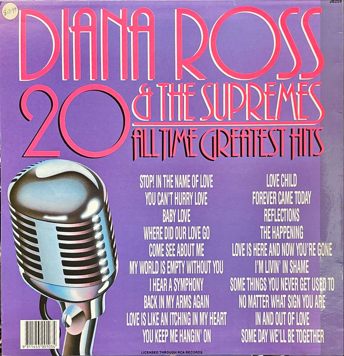 Diana Ross And The Supremes - 20 All Time Greatest Hits (Vinyl LP)