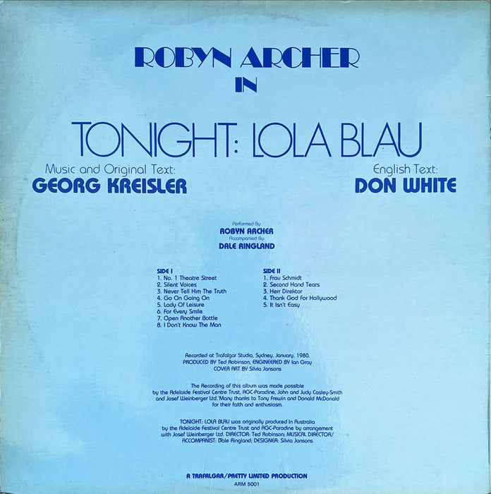 Robyn Archer - Tonight: Lola Blau (Vinyl LP)