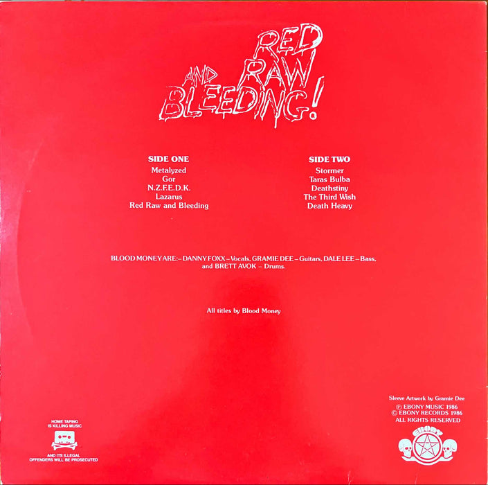 Blood Money - Red Raw And Bleeding! (Vinyl LP)