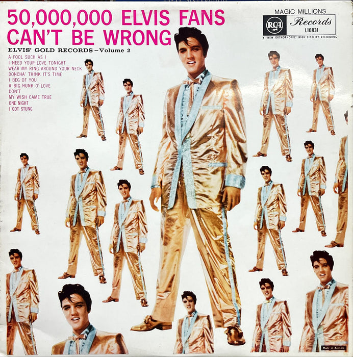 Elvis Presley - 50,000,000 Elvis Fans Can't Be Wrong - Elvis' Gold Records, Volume 2 (Vinyl LP)