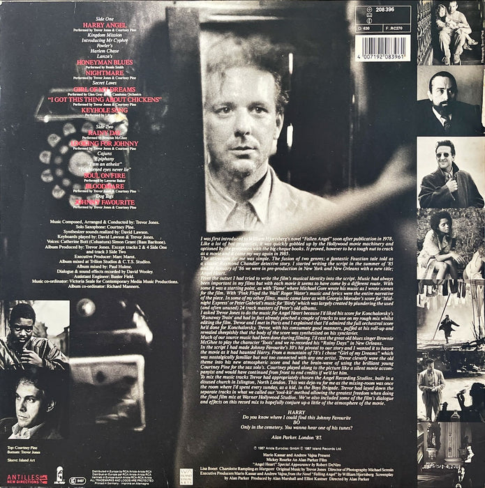 Various - Angel Heart (Original Soundtrack Music By Trevor Jones. Featuring Courtney Pine, Saxophone.) (Vinyl LP)