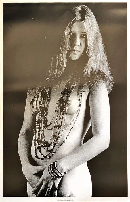 Janis Joplin - Limited Edition Memorial Poster 1943-1970 (58.7x88.7cm)