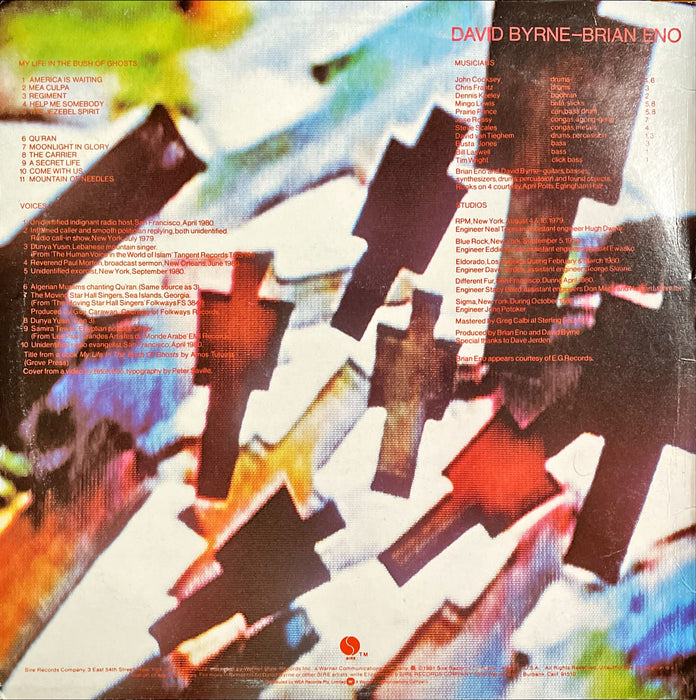 Brian Eno / David Byrne - My Life In The Bush Of Ghosts (Vinyl LP)