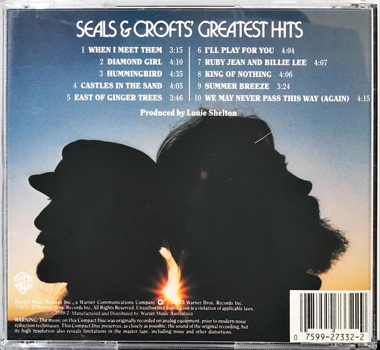 Seals & Crofts - Seals & Crofts' Greatest Hits (CD)