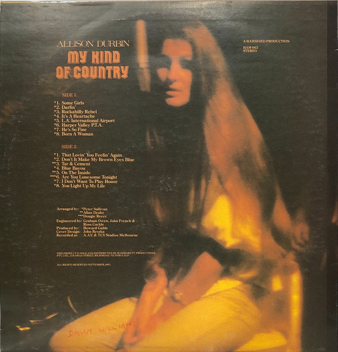 Allison Durbin - My Kind Of Country (Vinyl LP)