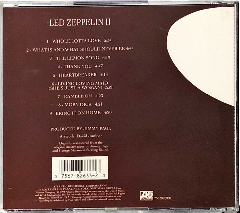 Led Zeppelin ‎– Led Zeppelin II (CD)(Reissue)