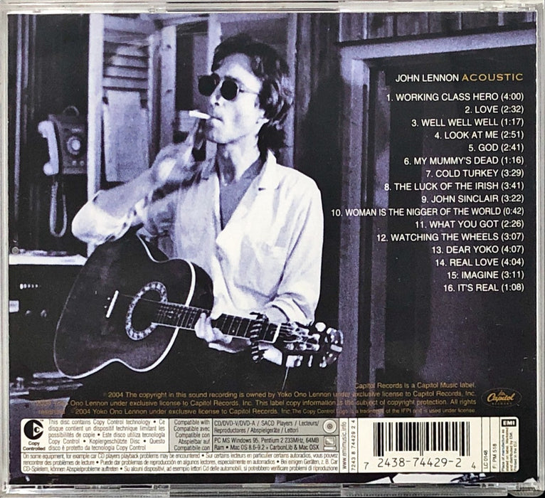 John Lennon ‎– Acoustic (CD)