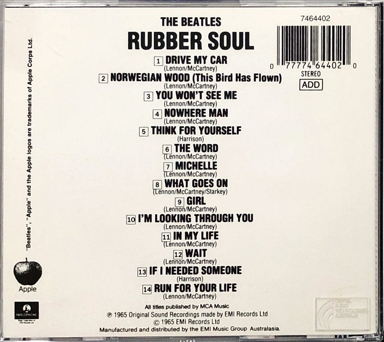 The Beatles ‎– Rubber Soul (CD)(Reissue)(ADD)