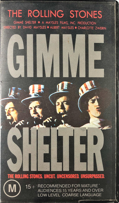 The Rolling Stones - Gimme Shelter (VHS)