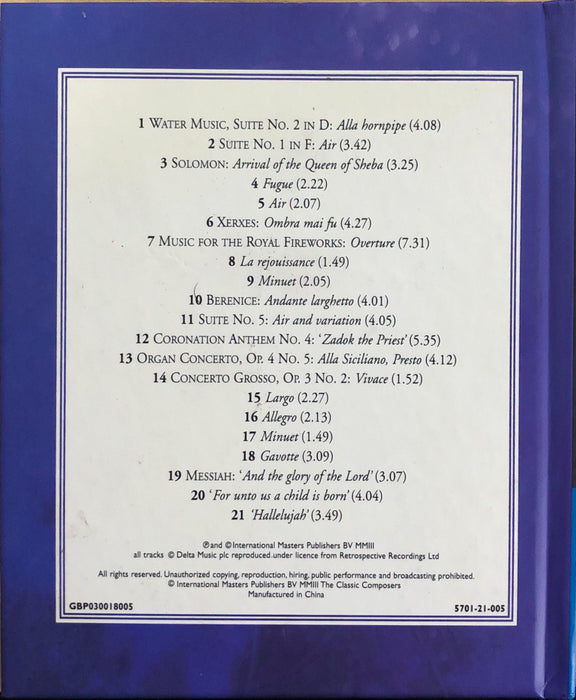 Handel - Music For A Royal Court (CD)