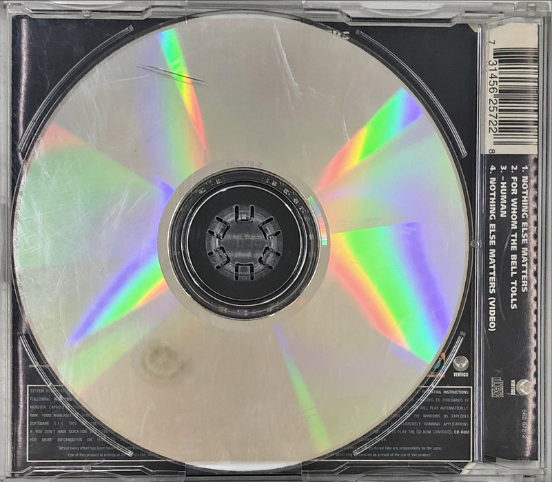 Metallica With Michael Kamen Conducting The San Francisco Symphony Orchestra - Nothing Else Matters (CD Single)