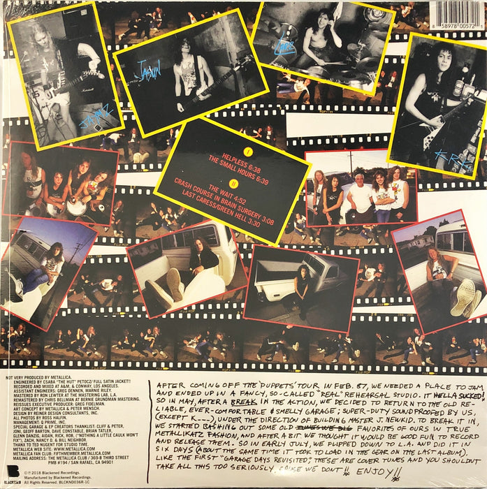 Metallica - The $5.98 E.P. - Garage Days Re-Revisited (12" Single)