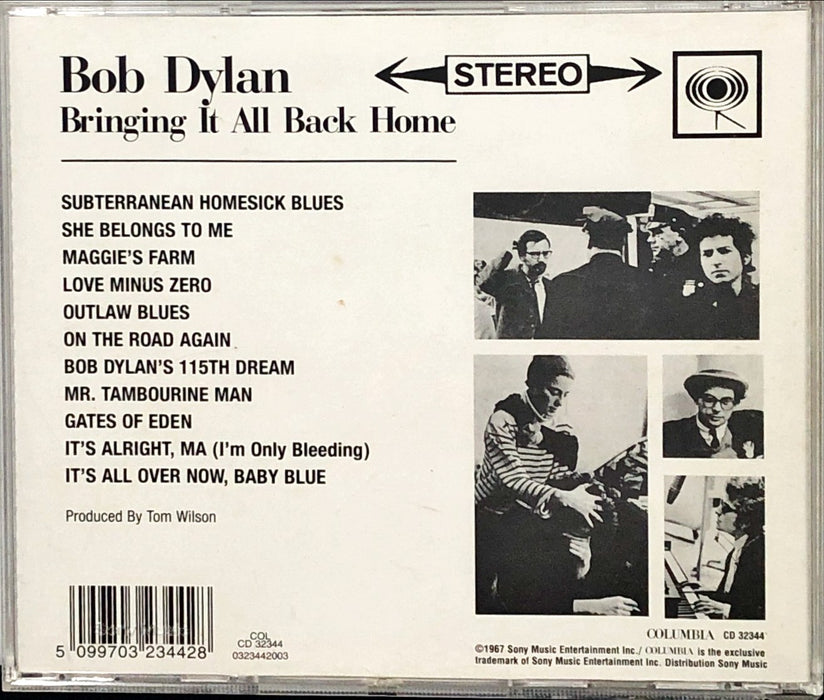 Bob Dylan ‎– Bringing It All Back Home (CD)(Reissue)