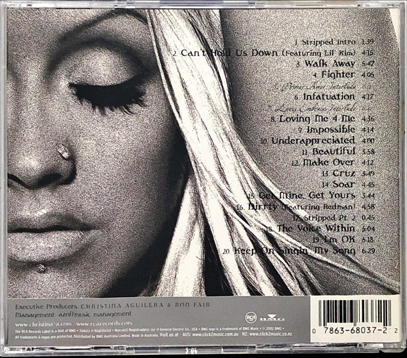 Christina Aguilera ‎- Stripped (CD)