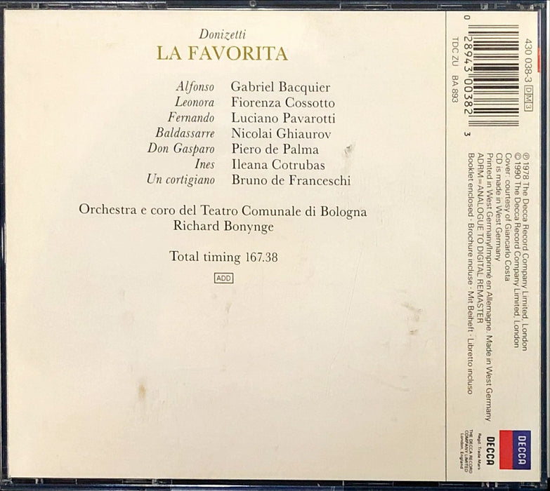 Gaetano Donizetti - La Favorita (3CD)(ADD)