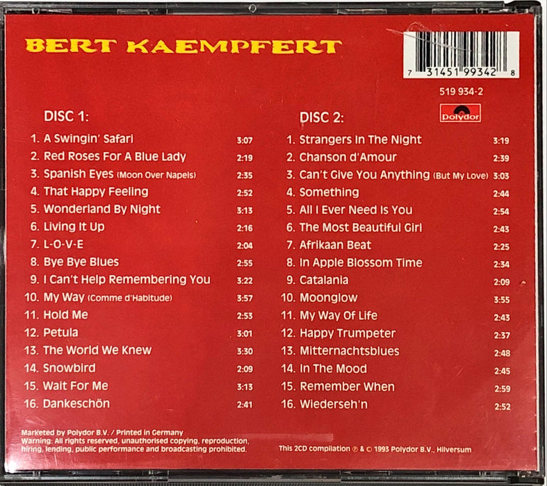 Bert Kaempfert - 32 Wereldhits (2CD)