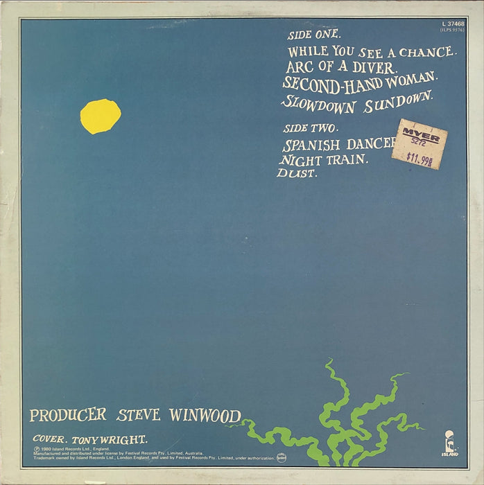 Steve Winwood - Arc Of A Diver (Vinyl LP)