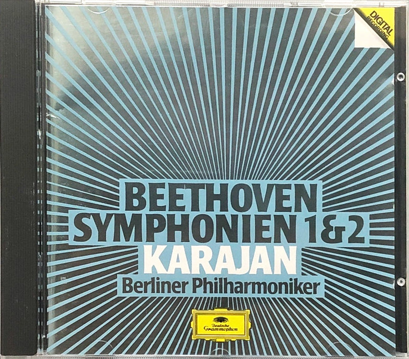 Beethoven - Karajan • Berliner Philharmoniker - Symphonien 1 & 2 (CD)(DDD)