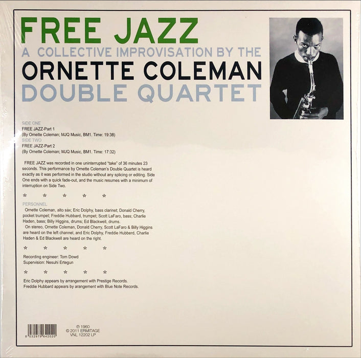 The Ornette Coleman Double Quartet - Free Jazz (Vinyl LP)
