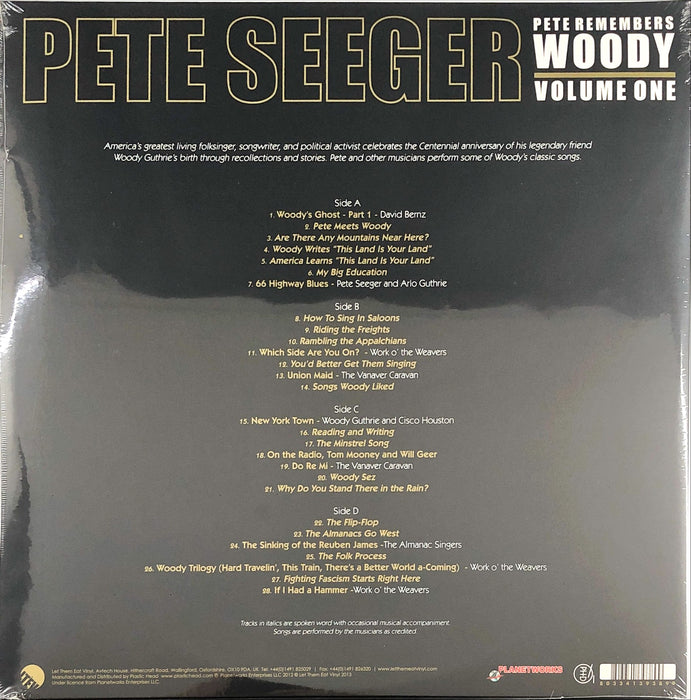 Pete Seeger - Pete Remembers Woody: Volume One (Vinyl 2LP)[Gatefold]